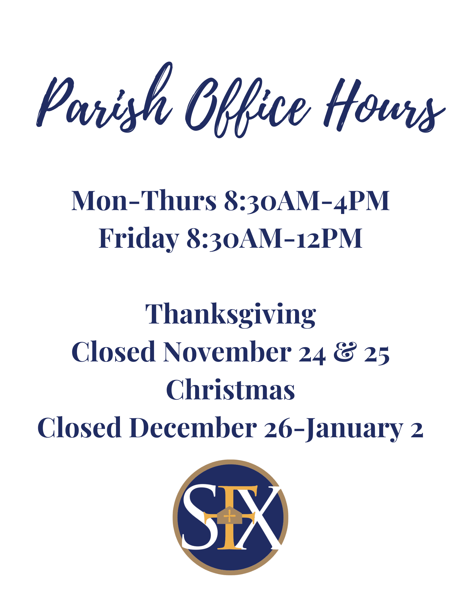 parish-office-hours-st-francis-xavier-church